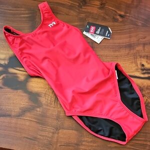 Red One-Piece Swimsuit by Tyr